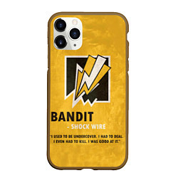 Чехол iPhone 11 Pro матовый Bandit R6s