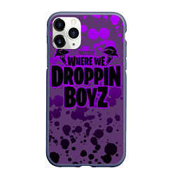 Чехол iPhone 11 Pro матовый Droppin Boys, цвет: 3D-серый