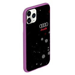 Чехол iPhone 11 Pro матовый AUDI, цвет: 3D-фиолетовый — фото 2