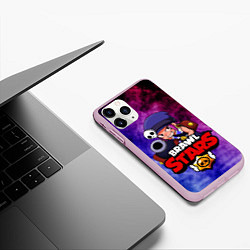 Чехол iPhone 11 Pro матовый Brawl Stars - Penny, цвет: 3D-розовый — фото 2