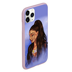 Чехол iPhone 11 Pro матовый Ariana Grande Ариана Гранде, цвет: 3D-розовый — фото 2