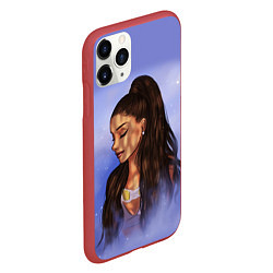 Чехол iPhone 11 Pro матовый Ariana Grande Ариана Гранде, цвет: 3D-красный — фото 2