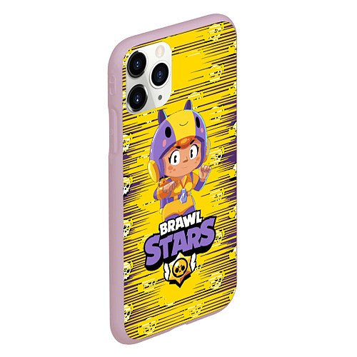 Чехол iPhone 11 Pro матовый BRAWL STARS BEA / 3D-Розовый – фото 2