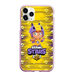 Чехол iPhone 11 Pro матовый BRAWL STARS BEA, цвет: 3D-розовый