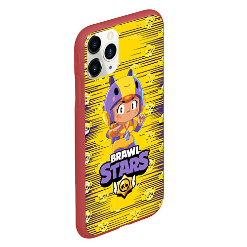 Чехол iPhone 11 Pro матовый BRAWL STARS BEA / 3D-Красный – фото 2