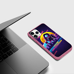Чехол iPhone 11 Pro матовый You Are Breathtaking!, цвет: 3D-малиновый — фото 2