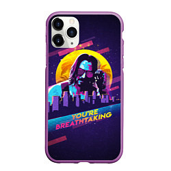 Чехол iPhone 11 Pro матовый You Are Breathtaking!, цвет: 3D-фиолетовый