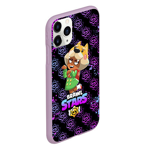 Чехол iPhone 11 Pro матовый BRAWL STARS NITA / 3D-Сиреневый – фото 2