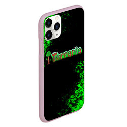 Чехол iPhone 11 Pro матовый Terraria, цвет: 3D-розовый — фото 2