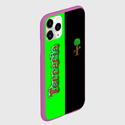 Чехол iPhone 11 Pro матовый Terraria, цвет: 3D-фиолетовый — фото 2