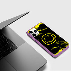 Чехол iPhone 11 Pro матовый NIRVANA, цвет: 3D-фиолетовый — фото 2