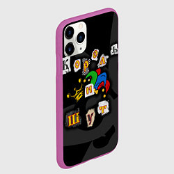 Чехол iPhone 11 Pro матовый Король и Шут, цвет: 3D-фиолетовый — фото 2
