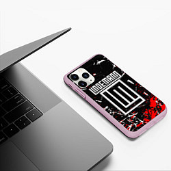 Чехол iPhone 11 Pro матовый LINDEMANN, цвет: 3D-розовый — фото 2