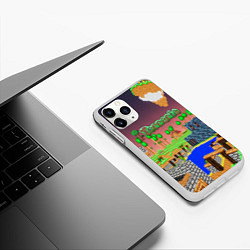 Чехол iPhone 11 Pro матовый Terraria, цвет: 3D-белый — фото 2