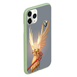 Чехол iPhone 11 Pro матовый Heroes of Might and Magic, цвет: 3D-салатовый — фото 2