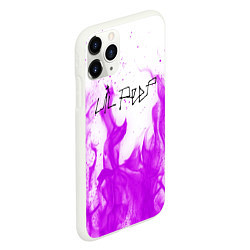 Чехол iPhone 11 Pro матовый LIL PEEP FIRE, цвет: 3D-белый — фото 2