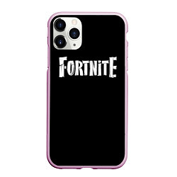 Чехол iPhone 11 Pro матовый Fortnite, цвет: 3D-розовый