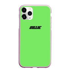 Чехол iPhone 11 Pro матовый Billie Eilish, цвет: 3D-розовый