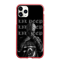 Чехол iPhone 11 Pro матовый LiL PEEP, цвет: 3D-красный