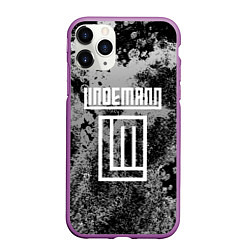 Чехол iPhone 11 Pro матовый LINDEMANN, цвет: 3D-фиолетовый