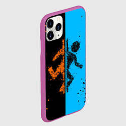 Чехол iPhone 11 Pro матовый Portal, цвет: 3D-фиолетовый — фото 2