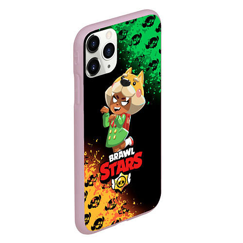 Чехол iPhone 11 Pro матовый BRAWL STARS NITA / 3D-Розовый – фото 2