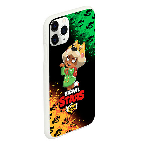 Чехол iPhone 11 Pro матовый BRAWL STARS NITA / 3D-Белый – фото 2