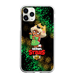 Чехол iPhone 11 Pro матовый BRAWL STARS NITA, цвет: 3D-белый