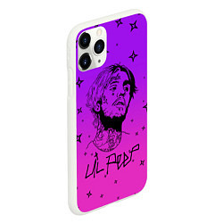 Чехол iPhone 11 Pro матовый LIL PEEP, цвет: 3D-белый — фото 2