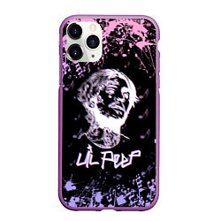 Чехол iPhone 11 Pro матовый LIL PEEP, цвет: 3D-фиолетовый