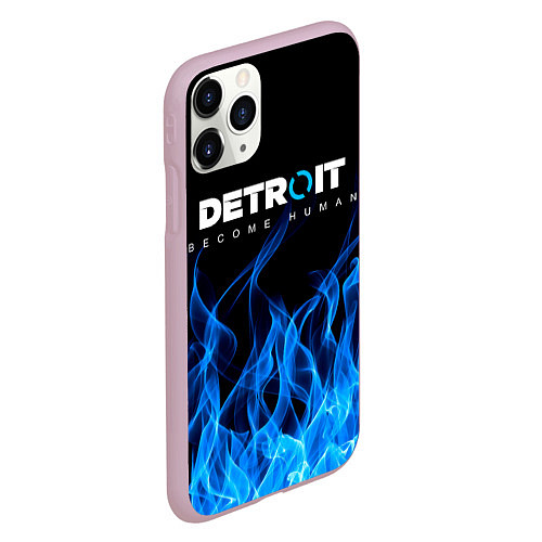 Чехол iPhone 11 Pro матовый DETROIT: BECOME HUMAN / 3D-Розовый – фото 2