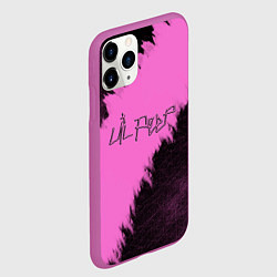 Чехол iPhone 11 Pro матовый LIL PEEP, цвет: 3D-фиолетовый — фото 2