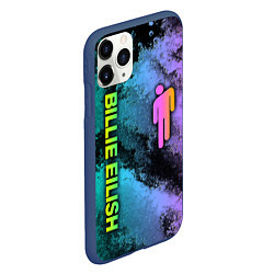 Чехол iPhone 11 Pro матовый BILLIE EILISH, цвет: 3D-тёмно-синий — фото 2