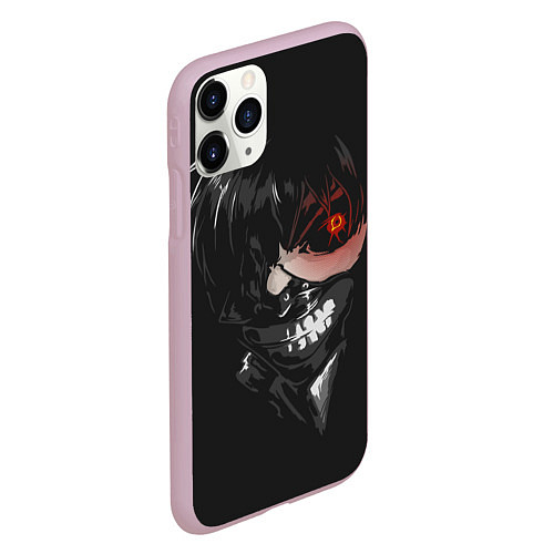 Чехол iPhone 11 Pro матовый Tokyo Ghoul / 3D-Розовый – фото 2