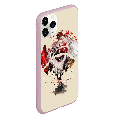 Чехол iPhone 11 Pro матовый Tokyo Ghoul / 3D-Розовый – фото 2