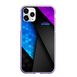 Чехол iPhone 11 Pro матовый PUBG, цвет: 3D-светло-сиреневый