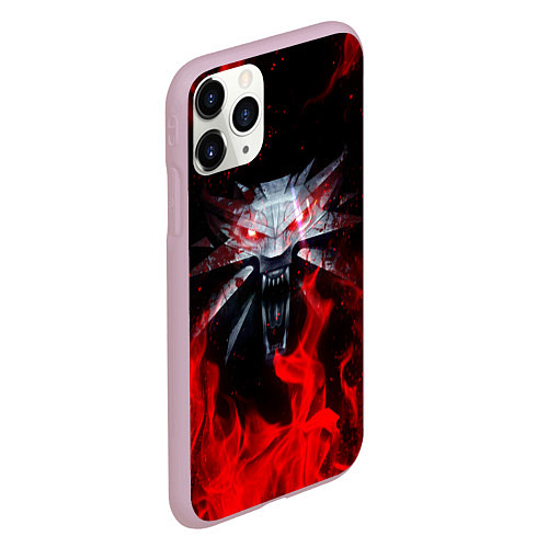 Чехол iPhone 11 Pro матовый ВЕДЬМАК / 3D-Розовый – фото 2