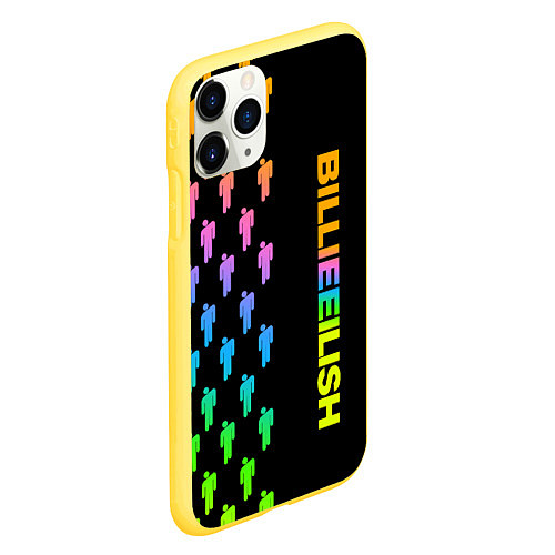 Чехол iPhone 11 Pro матовый BILLIE EILISH / 3D-Желтый – фото 2
