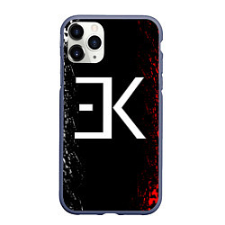Чехол iPhone 11 Pro матовый ЕГОР КРИД, цвет: 3D-серый