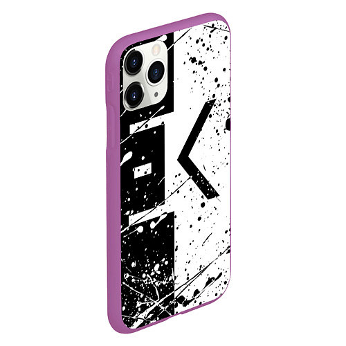 Чехол iPhone 11 Pro матовый ЕГОР КРИД / 3D-Фиолетовый – фото 2