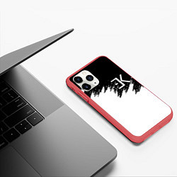 Чехол iPhone 11 Pro матовый ЕГОР КРИД, цвет: 3D-красный — фото 2