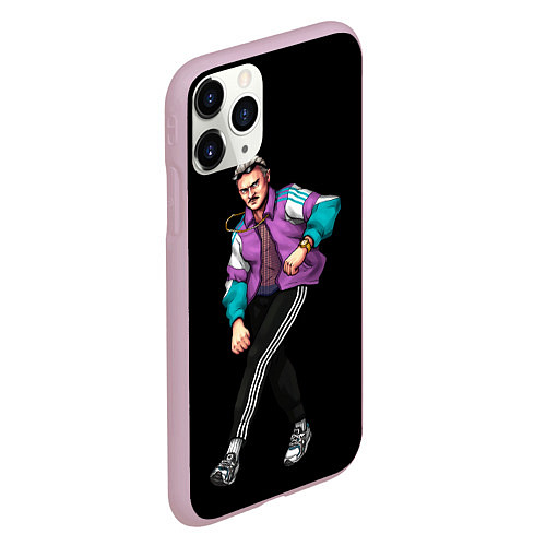 Чехол iPhone 11 Pro матовый Ильич / 3D-Розовый – фото 2