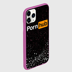 Чехол iPhone 11 Pro матовый PornHub, цвет: 3D-фиолетовый — фото 2