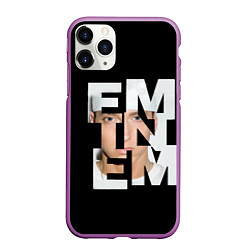 Чехол iPhone 11 Pro матовый Eminem, цвет: 3D-фиолетовый