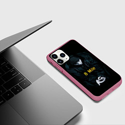 Чехол iPhone 11 Pro матовый EMINEM, цвет: 3D-малиновый — фото 2