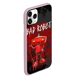 Чехол iPhone 11 Pro матовый Bad Robot, цвет: 3D-розовый — фото 2