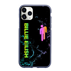 Чехол iPhone 11 Pro матовый BILLIE EILISH, цвет: 3D-серый