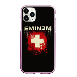 Чехол iPhone 11 Pro матовый EMINEM, цвет: 3D-розовый