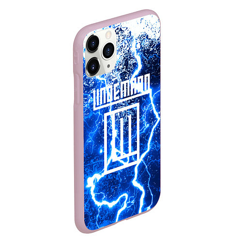 Чехол iPhone 11 Pro матовый LINDEMANN STORM / 3D-Розовый – фото 2