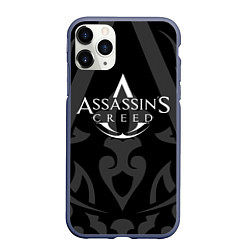 Чехол iPhone 11 Pro матовый Assassin’s Creed цвета 3D-серый — фото 1